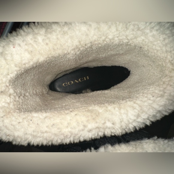 COACH Raina Boot In Signature Jacquard - Black - Size 7 - Picture 8 of 11